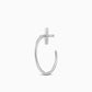 cross | クロス | Pierced earrings | Sterling Silver | Small