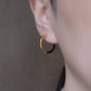 ECLIPSE | エクリプス｜Pierced Earrings｜K18YG,Black Rhodium PL.｜Φ2.0mm x 20mm