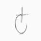 cross | クロス | Pierced earrings | Sterling Silver |  Large