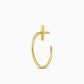 cross | cross | Pierced earrings | K10YG | Small