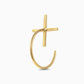 cross | クロス | Pierced earrings | K10YG |  Large
